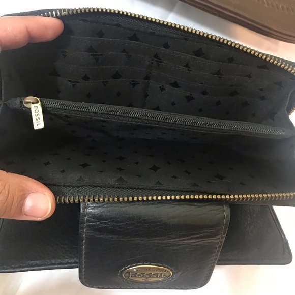 Vintage Fossil purse with wallet - Picture 4 of 7